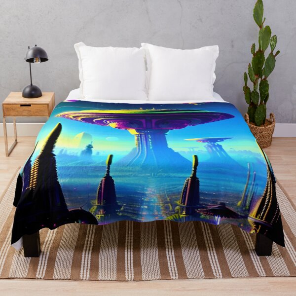 Item preview, Psychedelic Cyberpunk Alien Dreamscapes 119 designed and sold by Benito Del Ray.