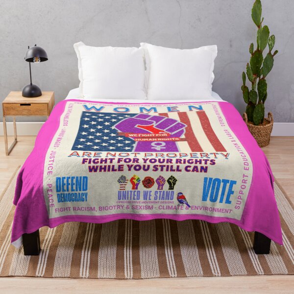 Item preview, PMD00962 Progressive Movement Designs vintage patriotic American Women Are Not Property design shows you support democracy and progressive goals for Progressives Democrats Independents Liberals designed and sold by ProgressiveLeft.