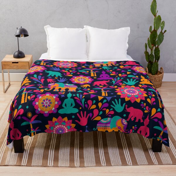 Item preview, Colorful Holi Hai Elephants & Paint designed and sold by HolidayBug.