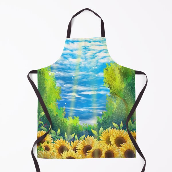 Item preview, Sunflower field in forest designed and sold by ArtofSayankan.