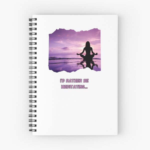 Item preview, I'd Rather Be Meditating - Purple designed and sold by RadiantLake.