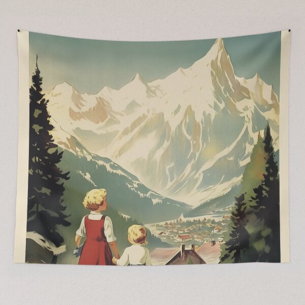 Item preview, Chamonix, Mont Blan, Ski Poster designed and sold by BokeeLee.