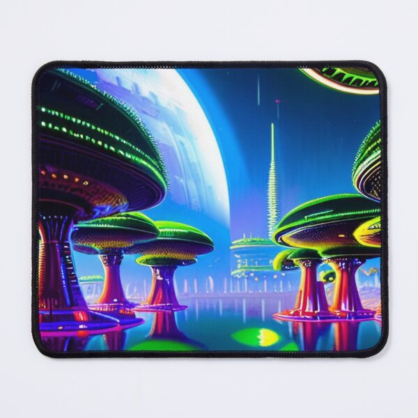 Item preview, Psychedelic Cyberpunk Alien Dreamscapes 122 designed and sold by Benito Del Ray.