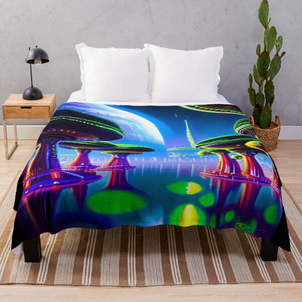 Item preview, Psychedelic Cyberpunk Alien Dreamscapes 122 designed and sold by Benito Del Ray.