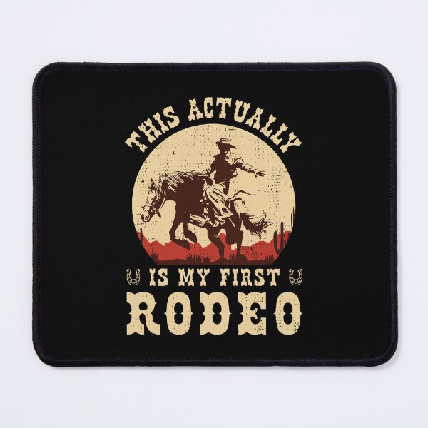Item preview, This Actually Is My First Rodeo Vintage Cowboy Cowgirl Horse designed and sold by Designer-Girl.