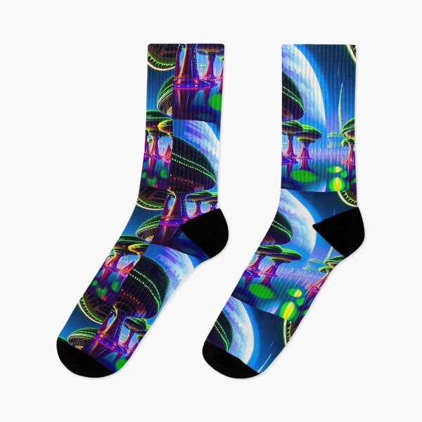 Item preview, Psychedelic Cyberpunk Alien Dreamscapes 122 designed and sold by Benito Del Ray.