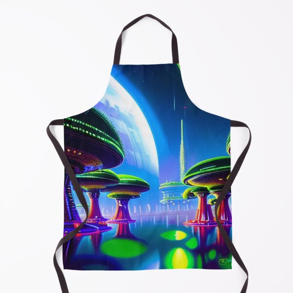 Item preview, Psychedelic Cyberpunk Alien Dreamscapes 122 designed and sold by Benito Del Ray.