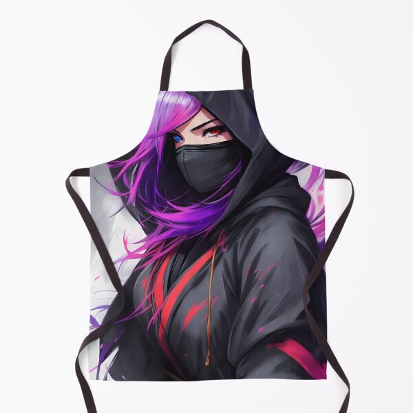 Item preview, Pink Haired Anime Ninja Girl  designed and sold by Isekai-Merch.