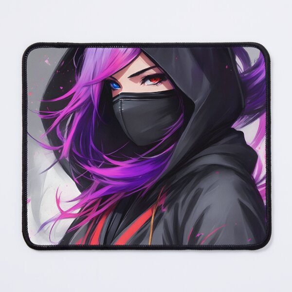 Item preview, Pink Haired Anime Ninja Girl  designed and sold by Isekai-Merch.
