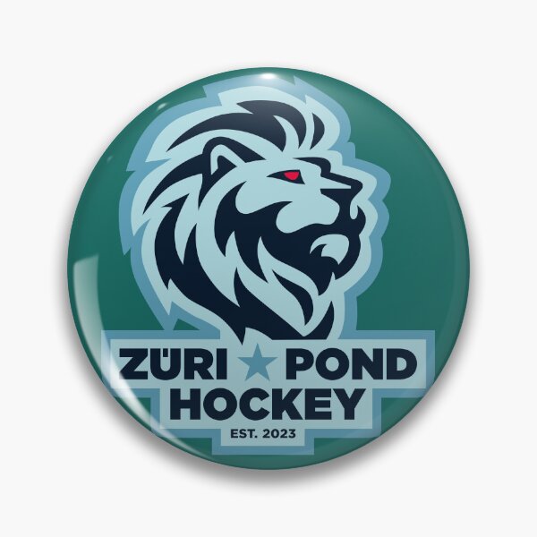 Item preview, Zurich Pond Hockey Main Logo designed and sold by FiveRustyStore.