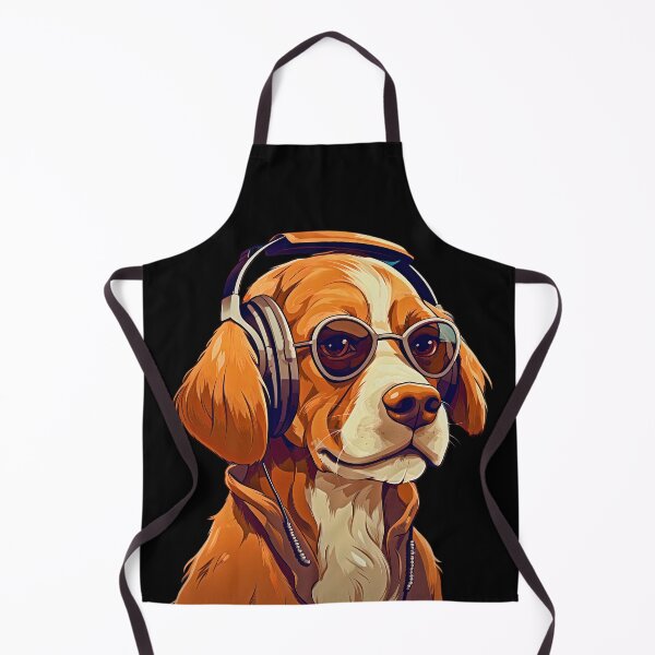 Item preview, Dog Wearing Headphones | Dog Wearing Sunglasses | Puppy Wearing Headphones designed and sold by CoolHippoQuotes.