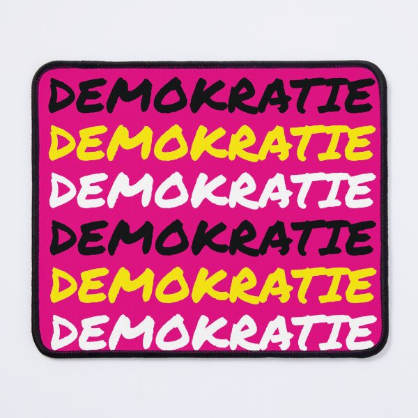 Item preview, Democracy, strong politics designed and sold by Mauswohn.