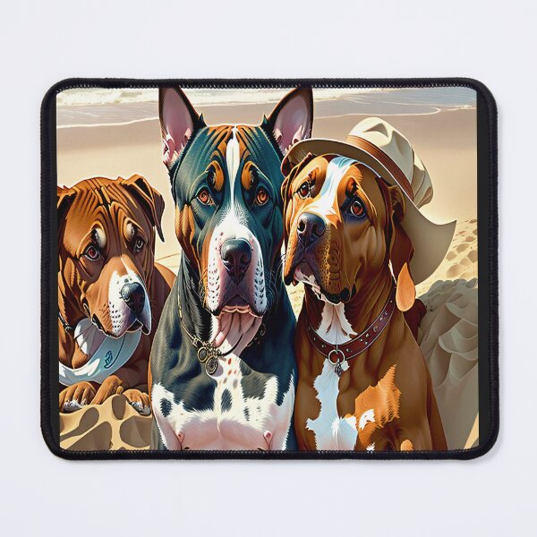 Item preview, 3 Pitbulls on vacation designed and sold by Shiwwa.