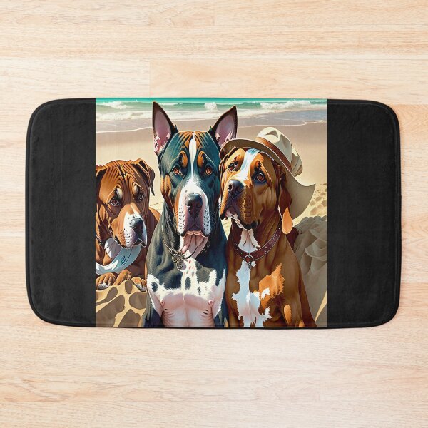 Item preview, 3 Pitbulls on vacation designed and sold by Shiwwa.
