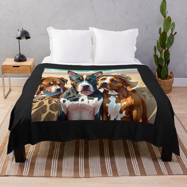 Item preview, 3 Pitbulls on vacation designed and sold by Shiwwa.