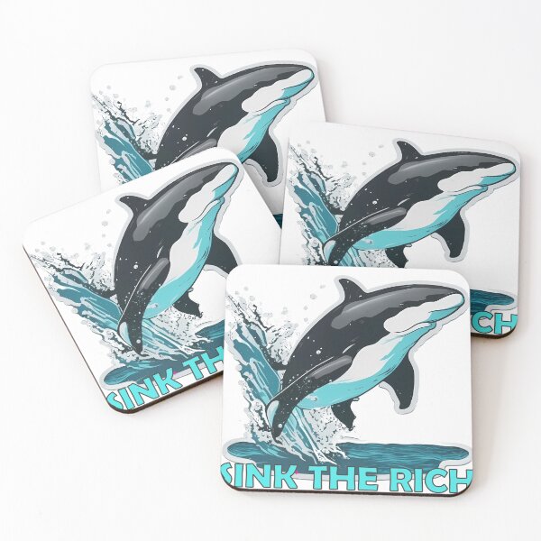 Item preview, Team Orca Gladis Sink The Rich Classic T-Shirt Funny Sticker designed and sold by booblegum.