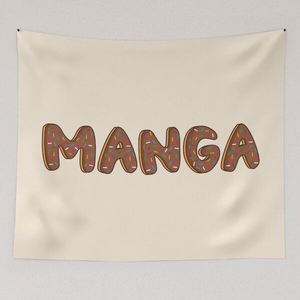 Item preview, Manga  Anime Word Shaped Like Chocolate Donuts  designed and sold by ITCHAWAWAA.