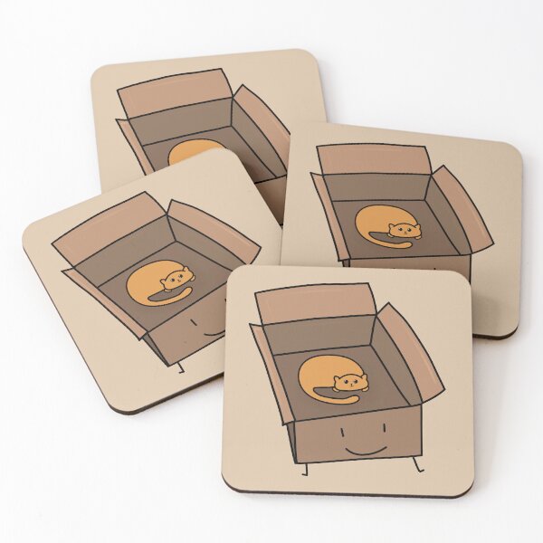 Item preview, Cat in a box - ginger designed and sold by ScrimblyStudios.