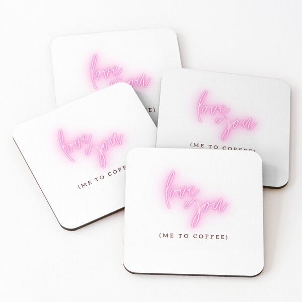 Item preview, Love You Me to Coffee Minimalist Cute Beans Aesthetic Simple Trending Gift Coffeeholic caffeine designed and sold by Winterlock.