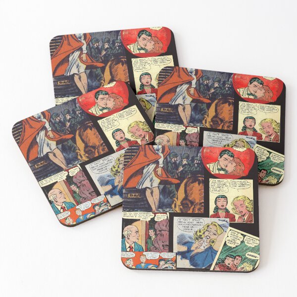 Item preview, retro cartoon romance designed and sold by amy greaves.