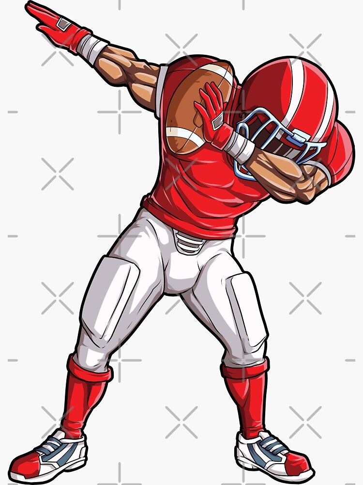 Dabbing dab American Eagle American football - American Football - Sticker