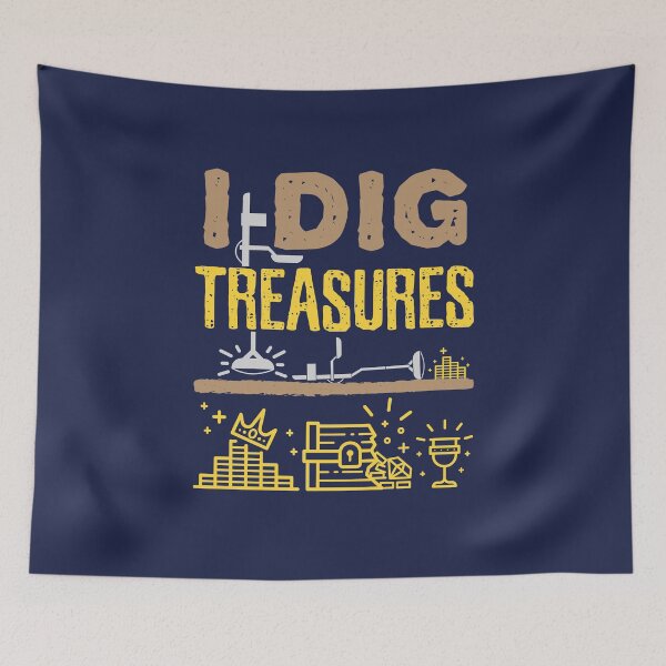 Item preview, I Dig Treasures Metal Detecting Detector designed and sold by jaygo.