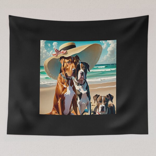 Item preview, 3 Pitbulls on vacation designed and sold by Shiwwa.