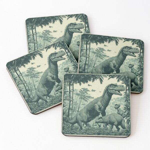 Artikelvorschau, Vintage Dinosaurier Stempelkunst entworfen und verkauft von Mingulica.