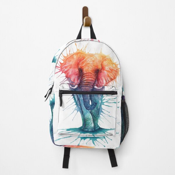 Item preview, Thembo the Funky Rainbow Elephant designed and sold by Charlene Goldsmith.