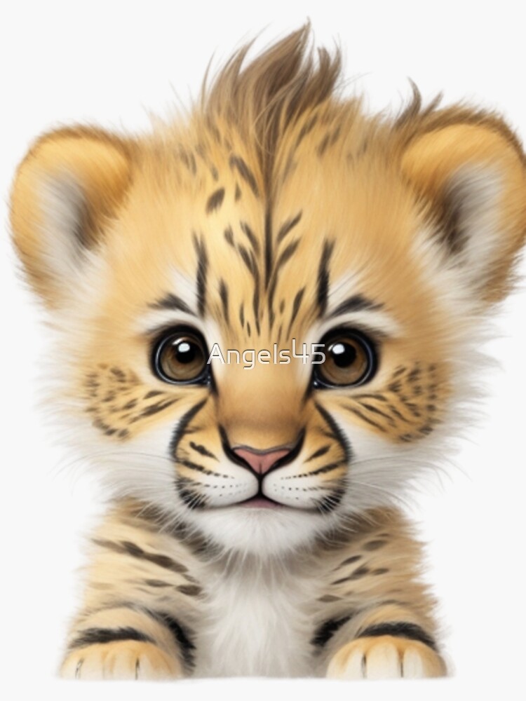 Cute White Tiger Cubs Poster for Sale by Angels45