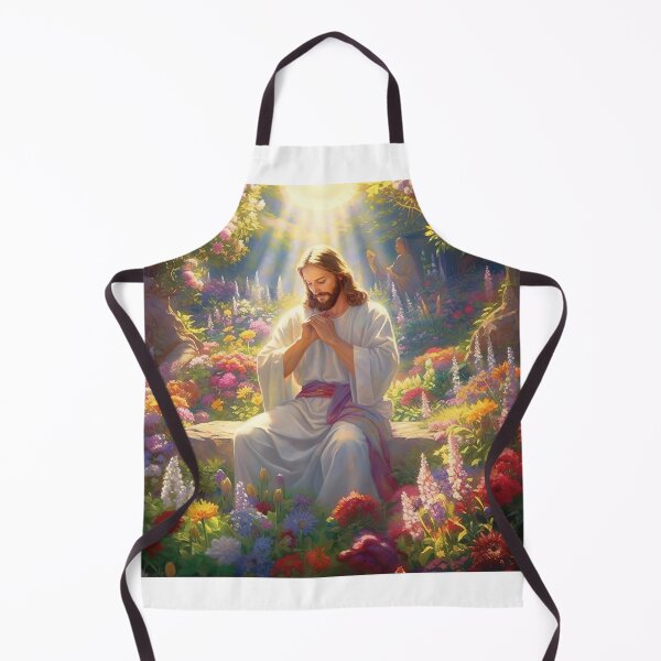 Item preview, Jesus Praying in Heaven's Garden - 1 designed and sold by HeavenGalleria.