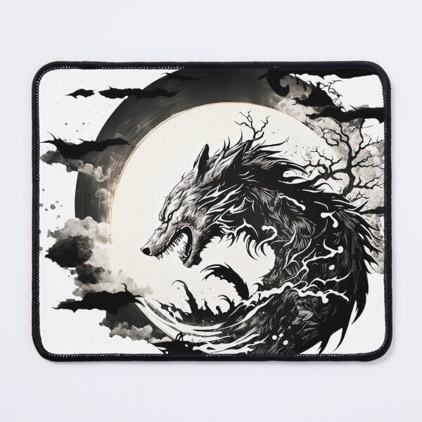 Item preview, Fenrir Awakening Under the Moonlight designed and sold by CalyCollab.