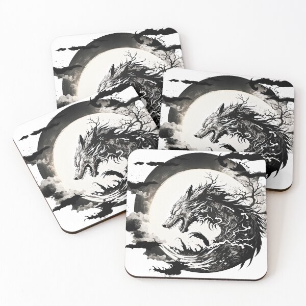 Item preview, Fenrir Awakening Under the Moonlight designed and sold by CalyCollab.