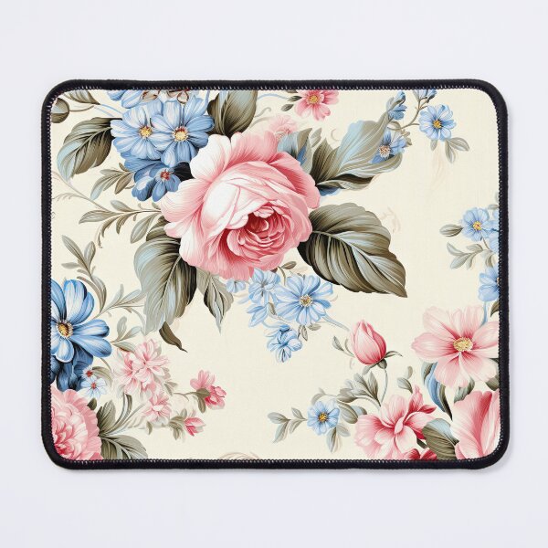 Item preview, Vintage French Roses: Delicate Floral Wallpaper designed and sold by buruburubur.