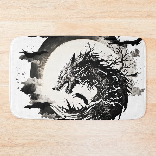 Item preview, Fenrir Awakening Under the Moonlight designed and sold by CalyCollab.