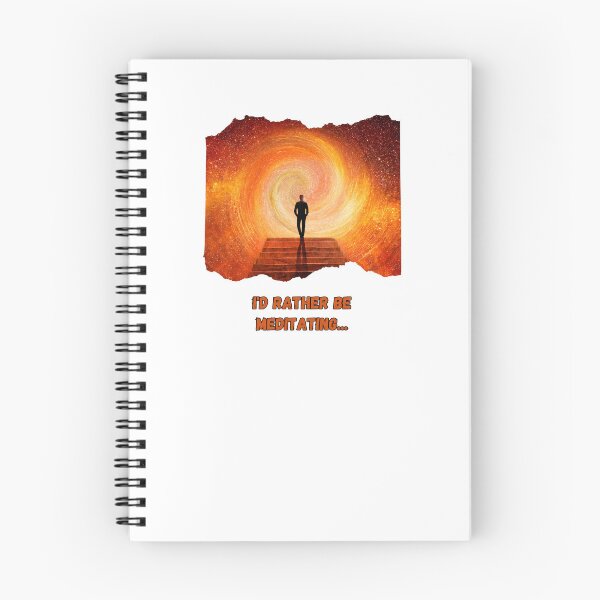 Item preview, Prefiero estar meditando - rojo fuego designed and sold by RadiantLake.