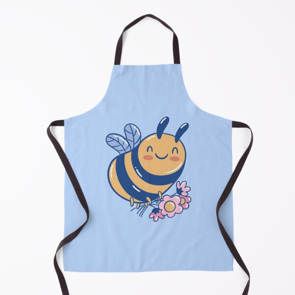 Item preview, Cute bee with flowers designed and sold by DerSenat.
