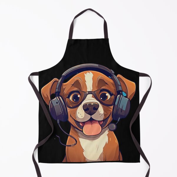 Item preview, Dog Wearing Headphones | Dog Wearing Sunglasses | Puppy Wearing Headphones designed and sold by CoolHippoQuotes.