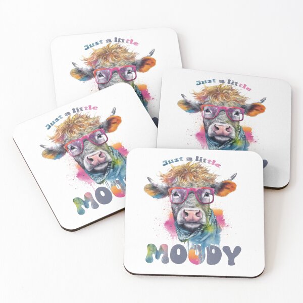 Item preview, Just a little moody cow designed and sold by Flyleaf-Prints.