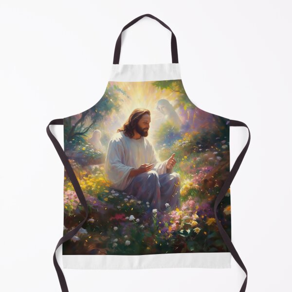 Item preview, Jesus Praying in Heaven's Garden - 2 designed and sold by HeavenGalleria.