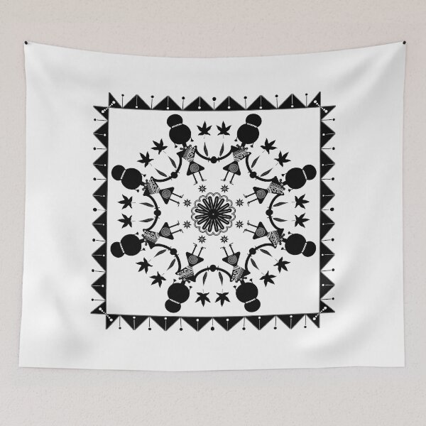 Item preview, Indian Tribal Artwork designed and sold by ArtofSayankan.