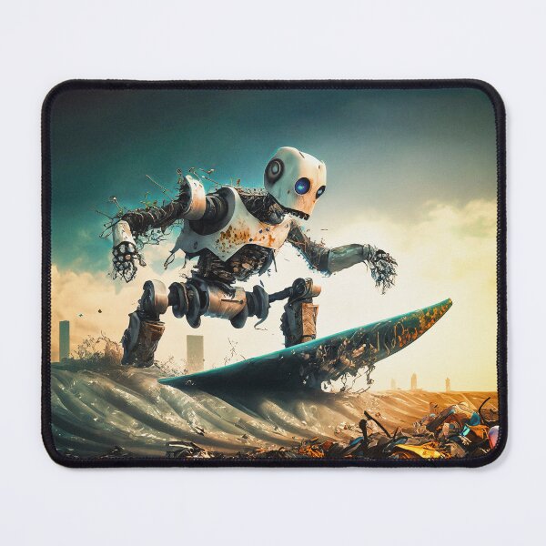 Item preview, Robot Surfing in the Future designed and sold by drawbey.