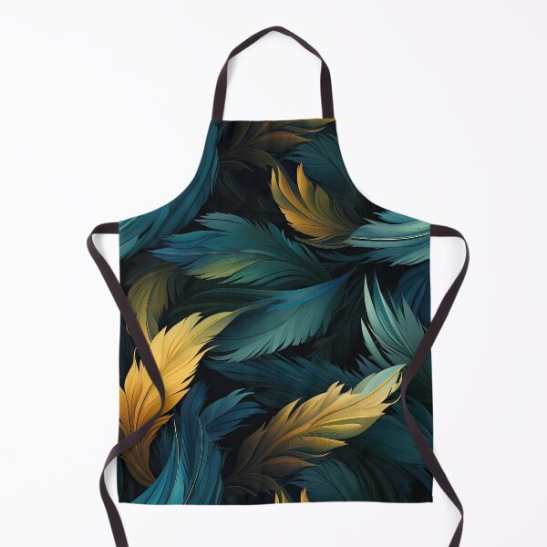 Item preview, Abstract Blue Feathers: Seamless Pattern Design designed and sold by buruburubur.