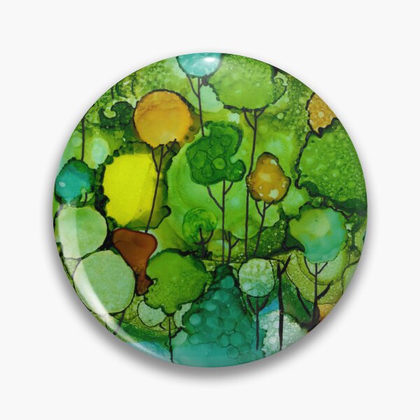 Item preview, Drunken Forest Bubbly Abstract Trees designed and sold by The Elderberry Blossom.