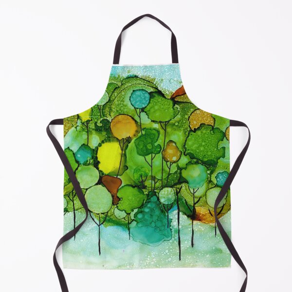 Item preview, Drunken Forest Bubbly Abstract Trees designed and sold by The Elderberry Blossom.