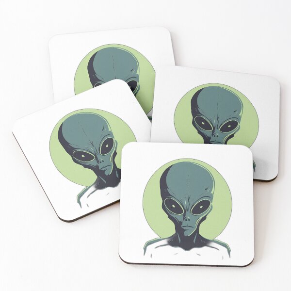 Item preview, Green Head Angry Alien Portrait Vector Design designed and sold by Neo-Night.