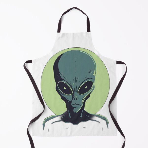 Item preview, Green Head Angry Alien Portrait Vector Design designed and sold by Neo-Night.