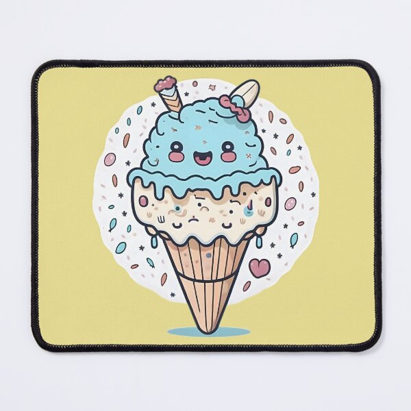 Item preview, Kawaii style two scoop ice cream designed and sold by DreamscapePixel.