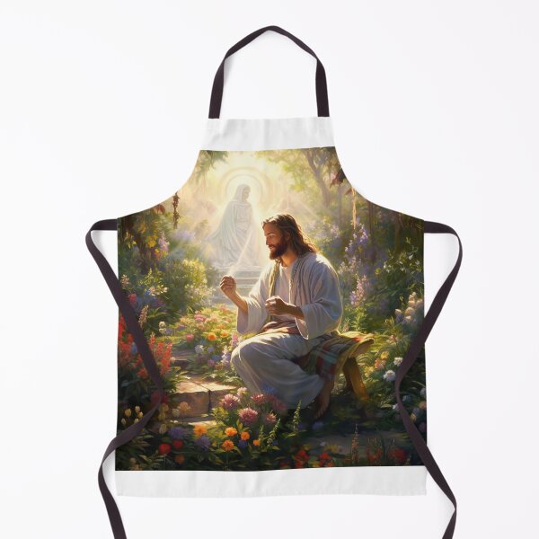 Item preview, Jesus Praying in Heaven's Garden - 3 designed and sold by HeavenGalleria.