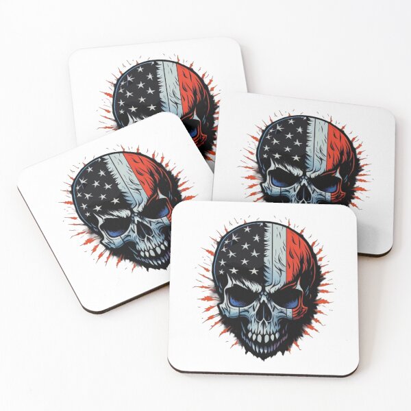 Item preview, American Flag skull  designed and sold by Fatkid11.